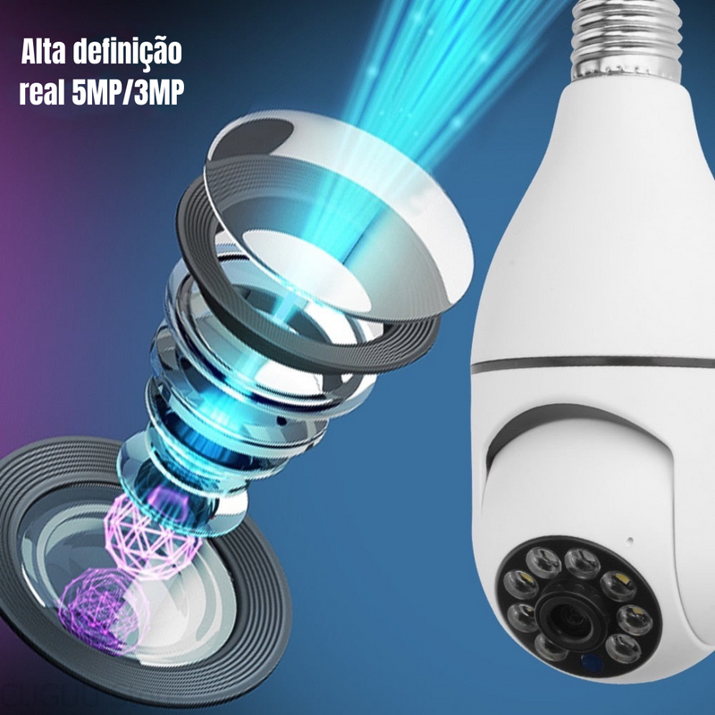 Câmera de Segurança - Lamp 360 inteligente