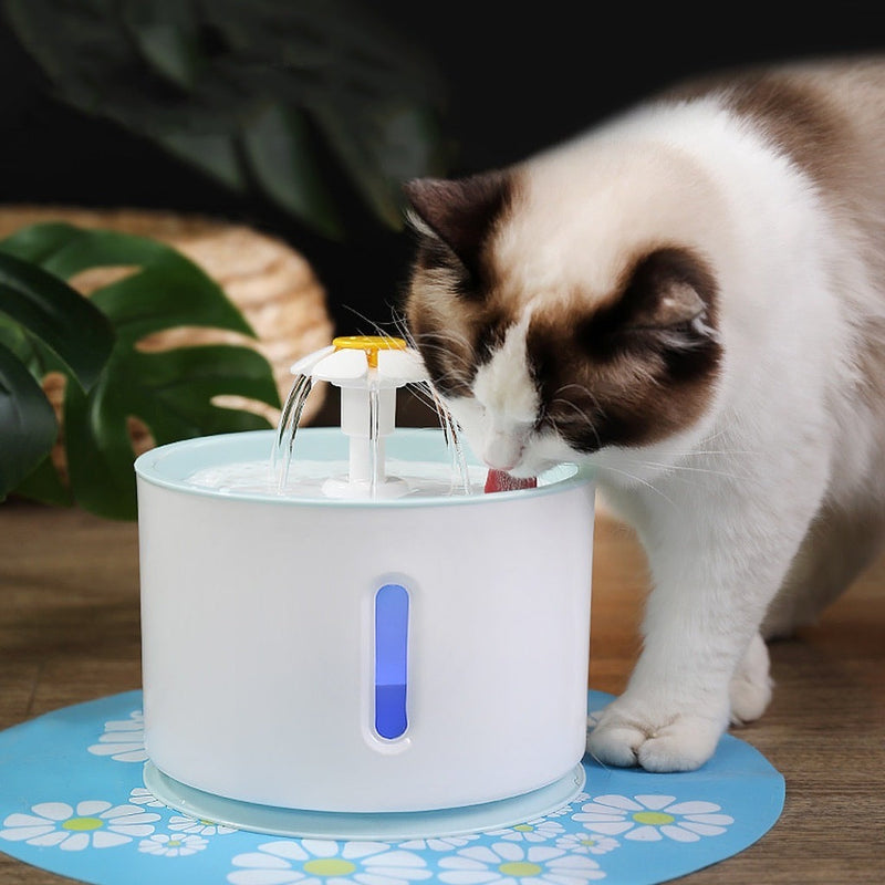 Fonte de água automática 2.4L para gatos e cães