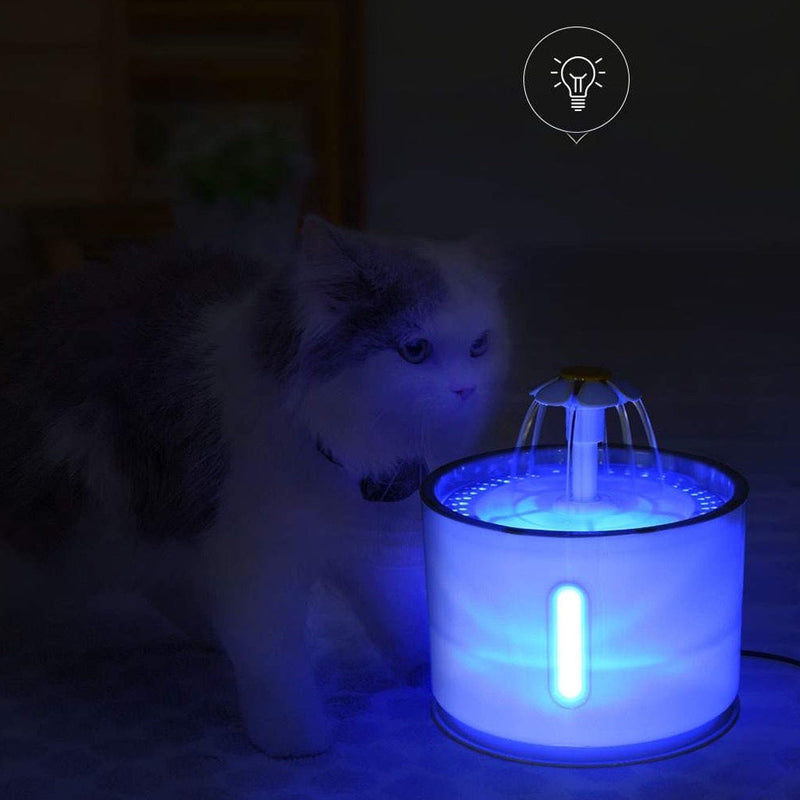 Fonte de água automática 2.4L para gatos e cães