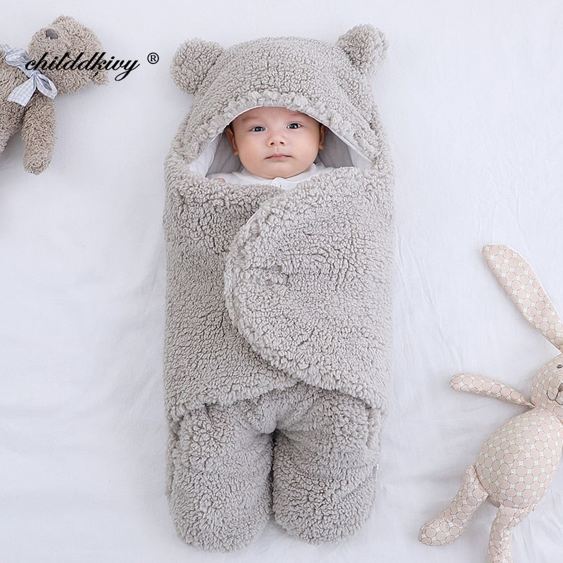 Roupão de Dormir Para Bebê em Algodão