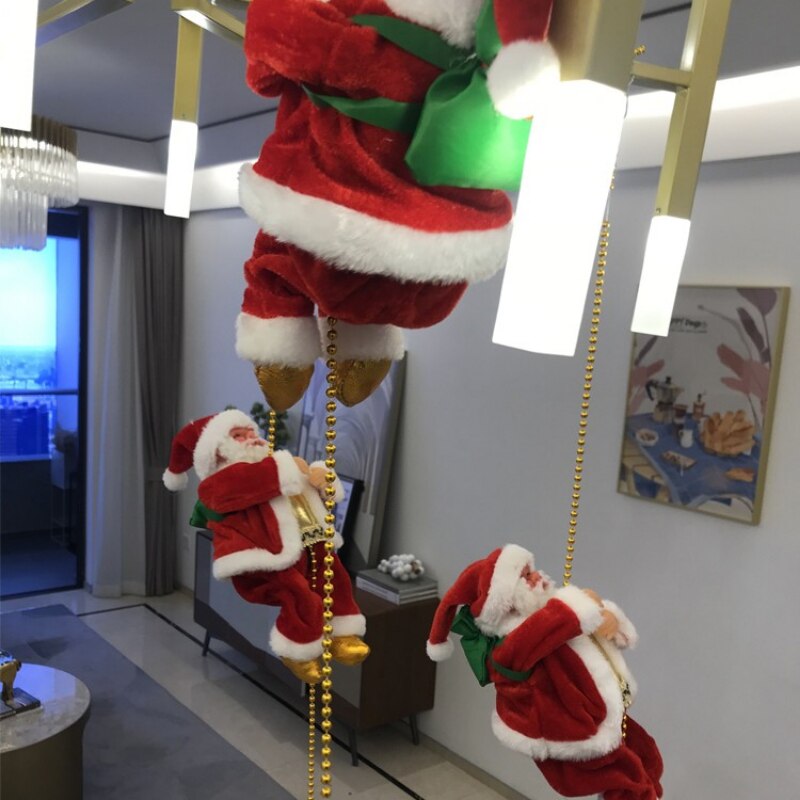 Papai Noel  Elétrico Na Corda