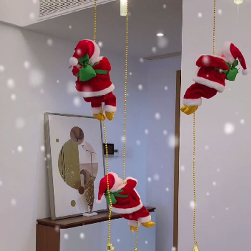 Papai Noel  Elétrico Na Corda