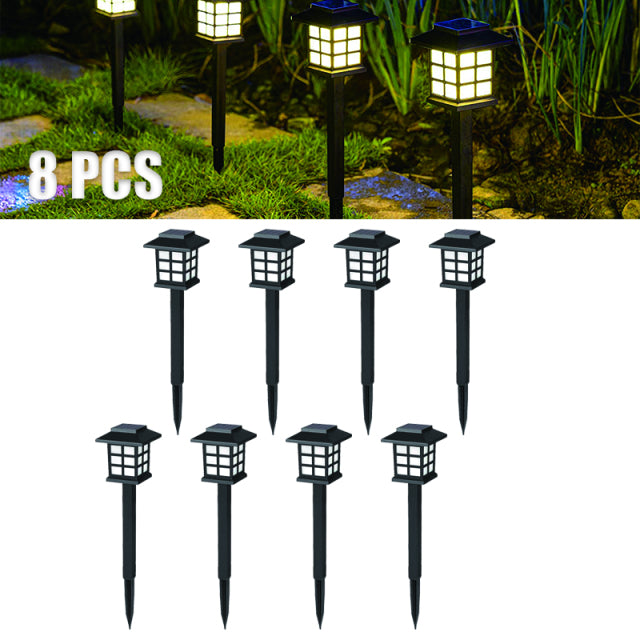 Luminária de Jardim com Placa Solar À Prova D 'água